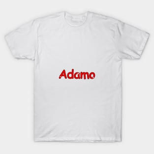 Adamo name. Personalized gift for birthday your friend. T-Shirt